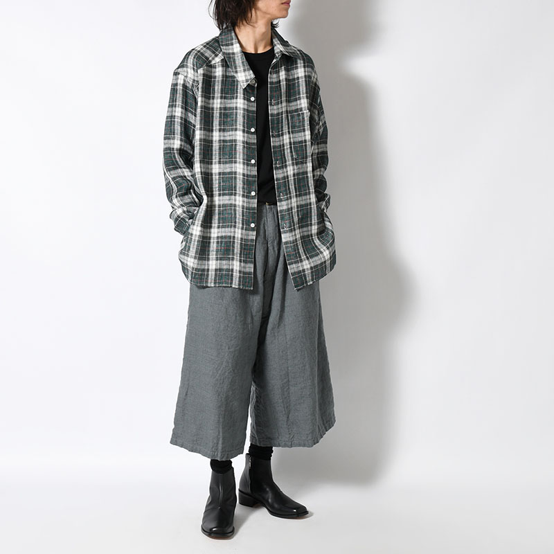 CHECK SLIP SHIRT -2.COLOR-