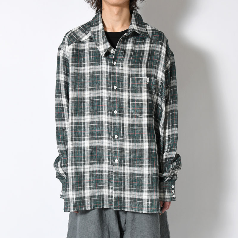 CHECK SLIP SHIRT -2.COLOR-