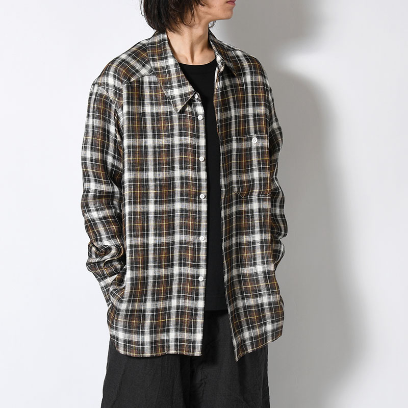 CHECK SLIP SHIRT -2.COLOR-