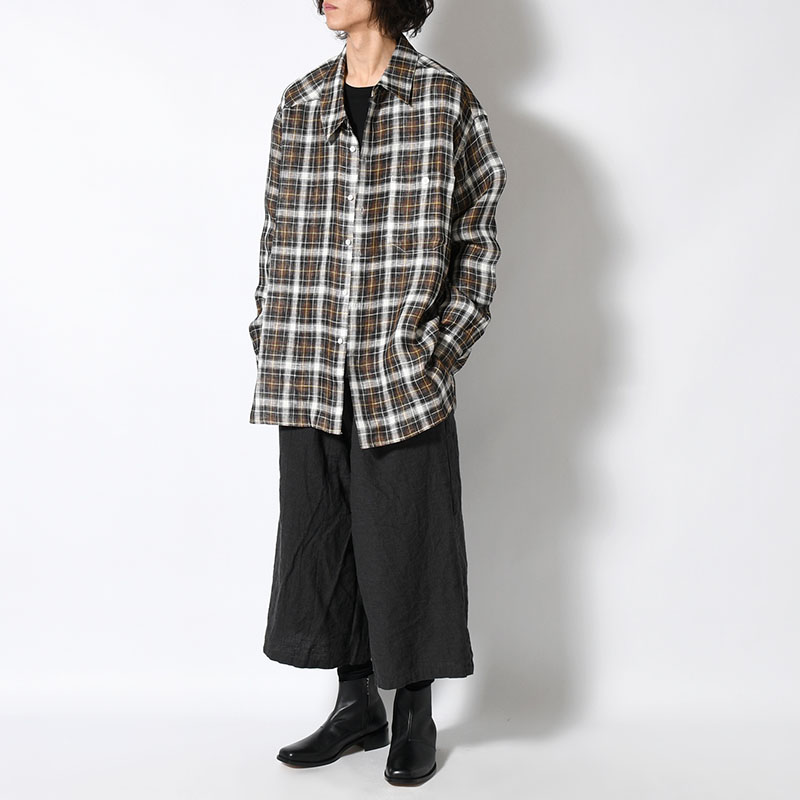 CHECK SLIP SHIRT -2.COLOR-