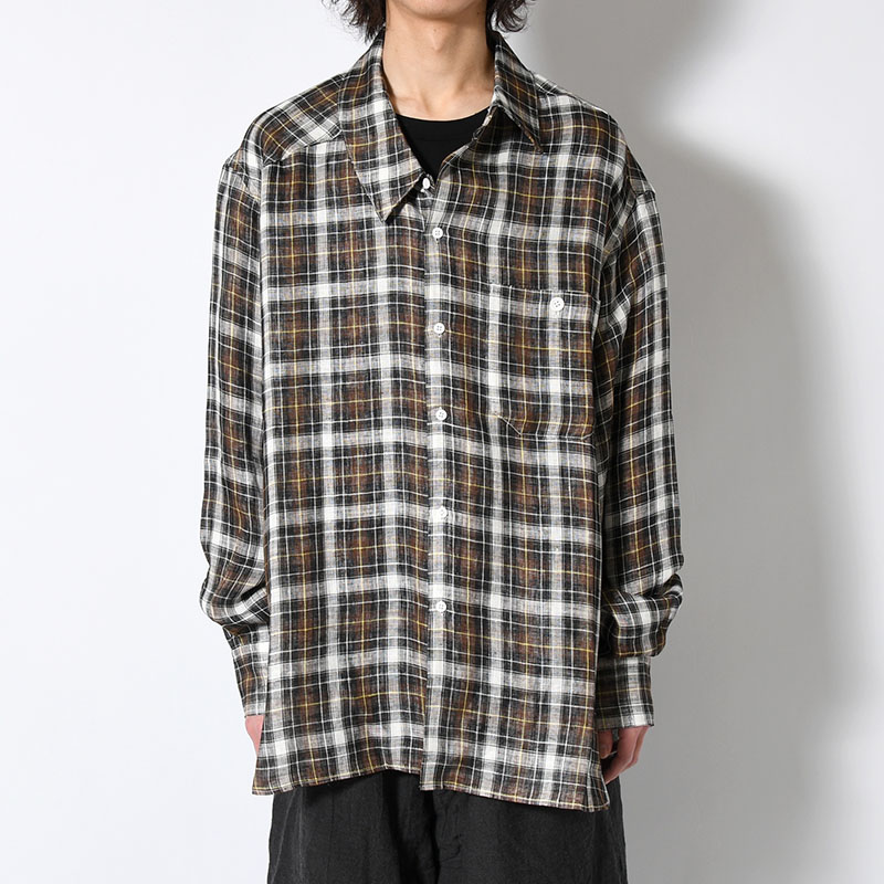 CHECK SLIP SHIRT -2.COLOR-