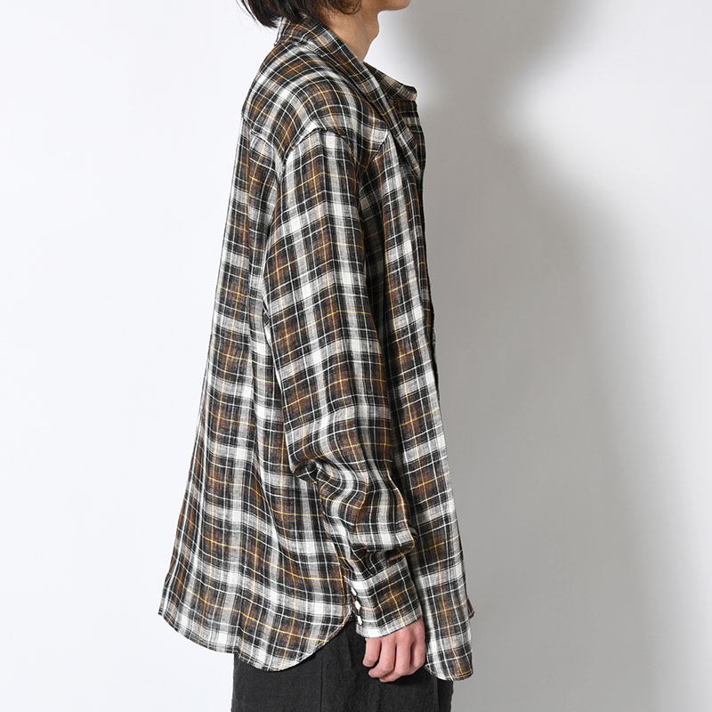 CHECK SLIP SHIRT -2.COLOR-