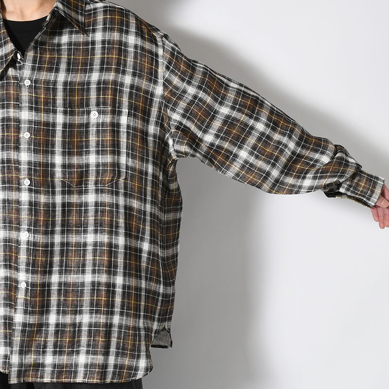 CHECK SLIP SHIRT -2.COLOR-