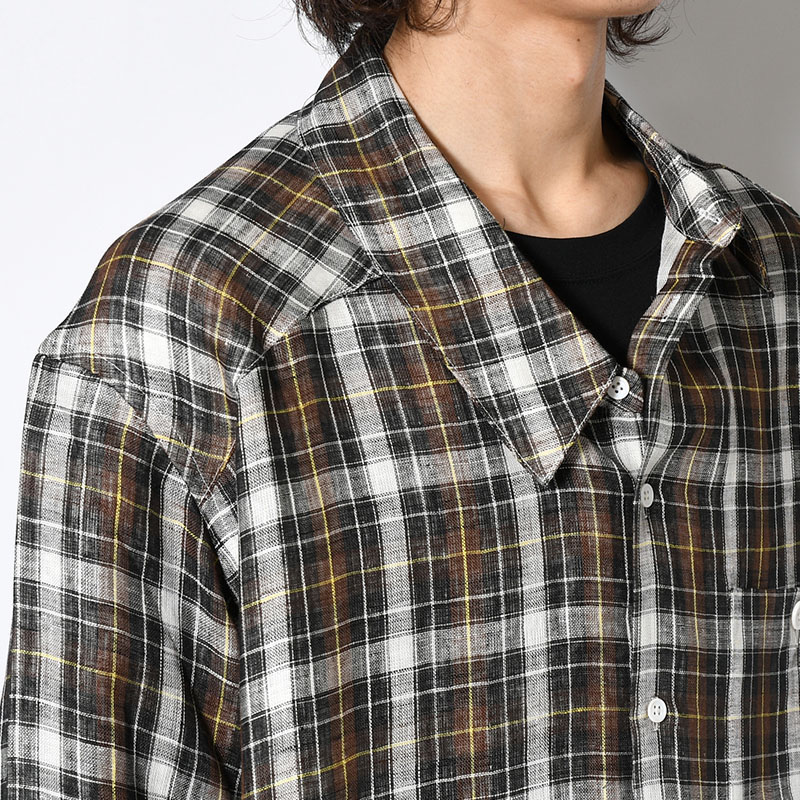 CHECK SLIP SHIRT -2.COLOR-
