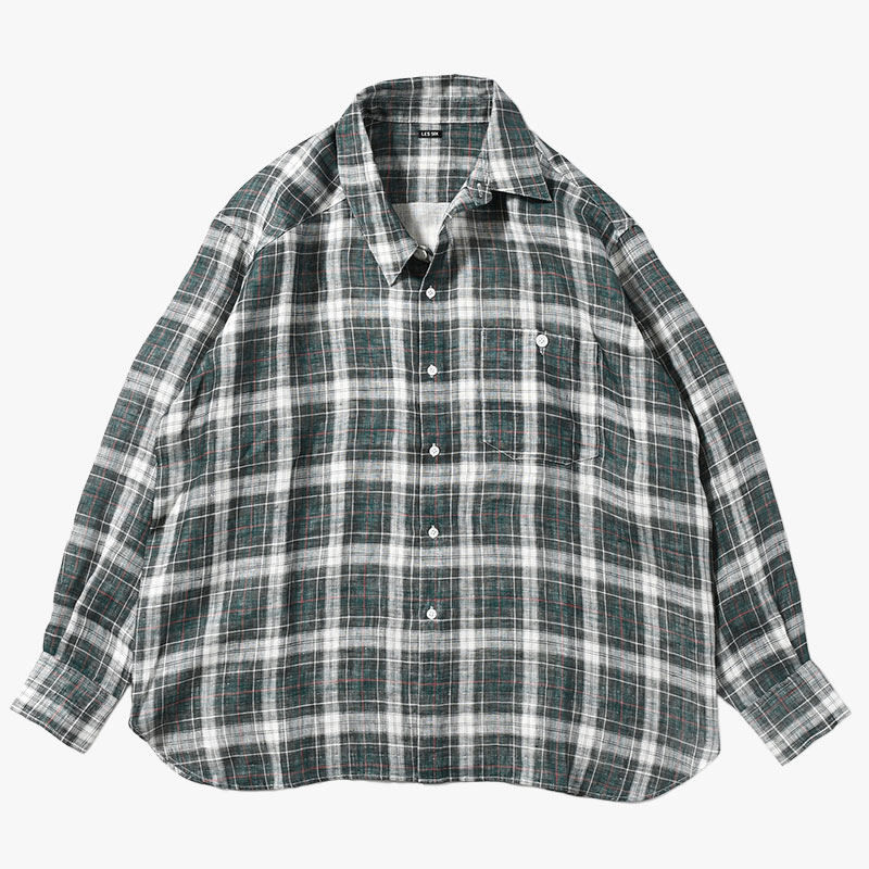 CHECK SLIP SHIRT -2.COLOR-