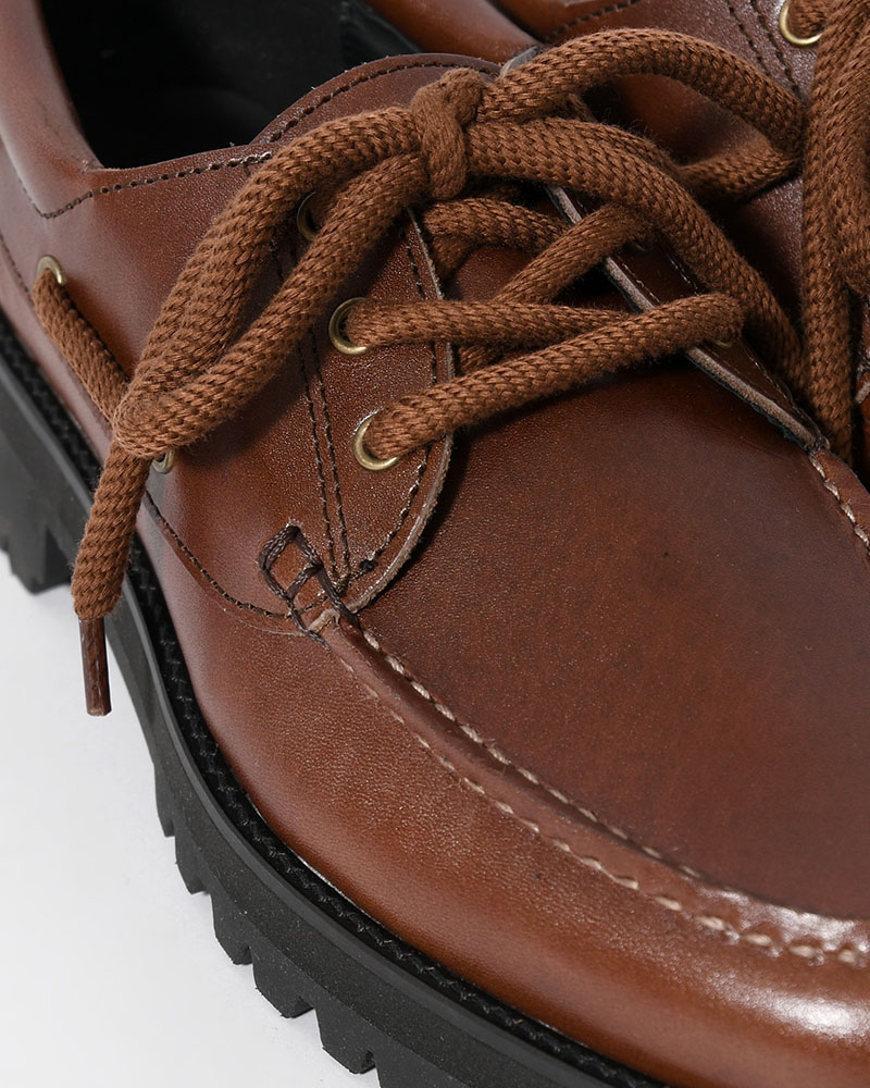 FAT LACE DECK SHOES -BROWN-