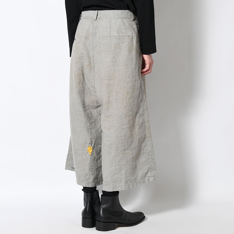 DESTROYED REBEL WEIRD LENGTH SHORTS -GRAY-