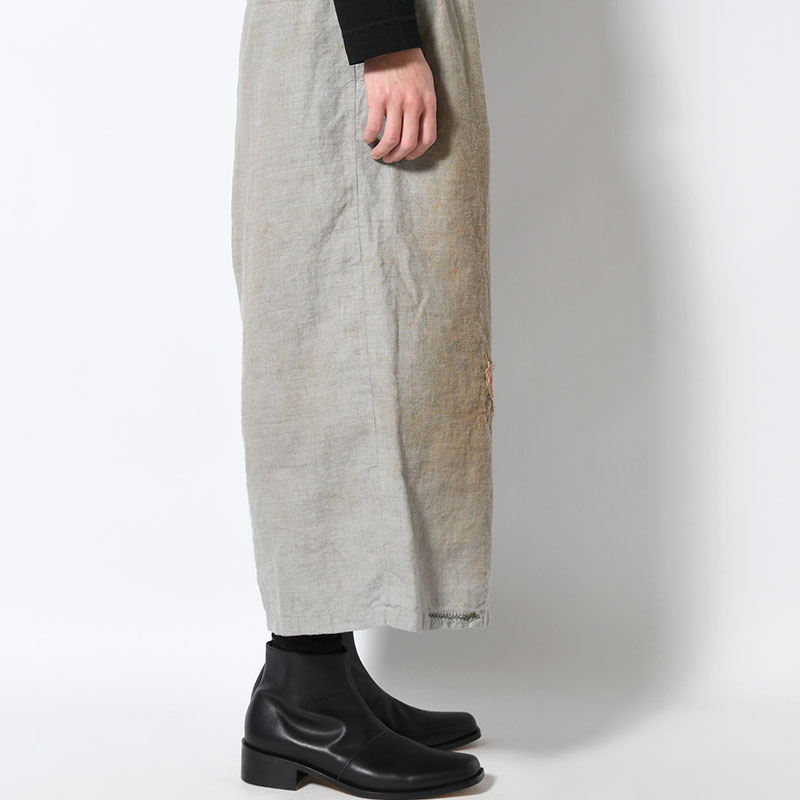 DESTROYED REBEL WEIRD LENGTH SHORTS -GRAY-