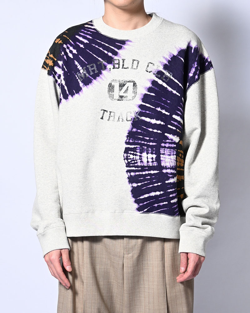Tie-Dye Sweat Shirt -OATMEAL-