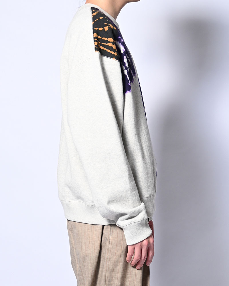 Tie-Dye Sweat Shirt -OATMEAL-