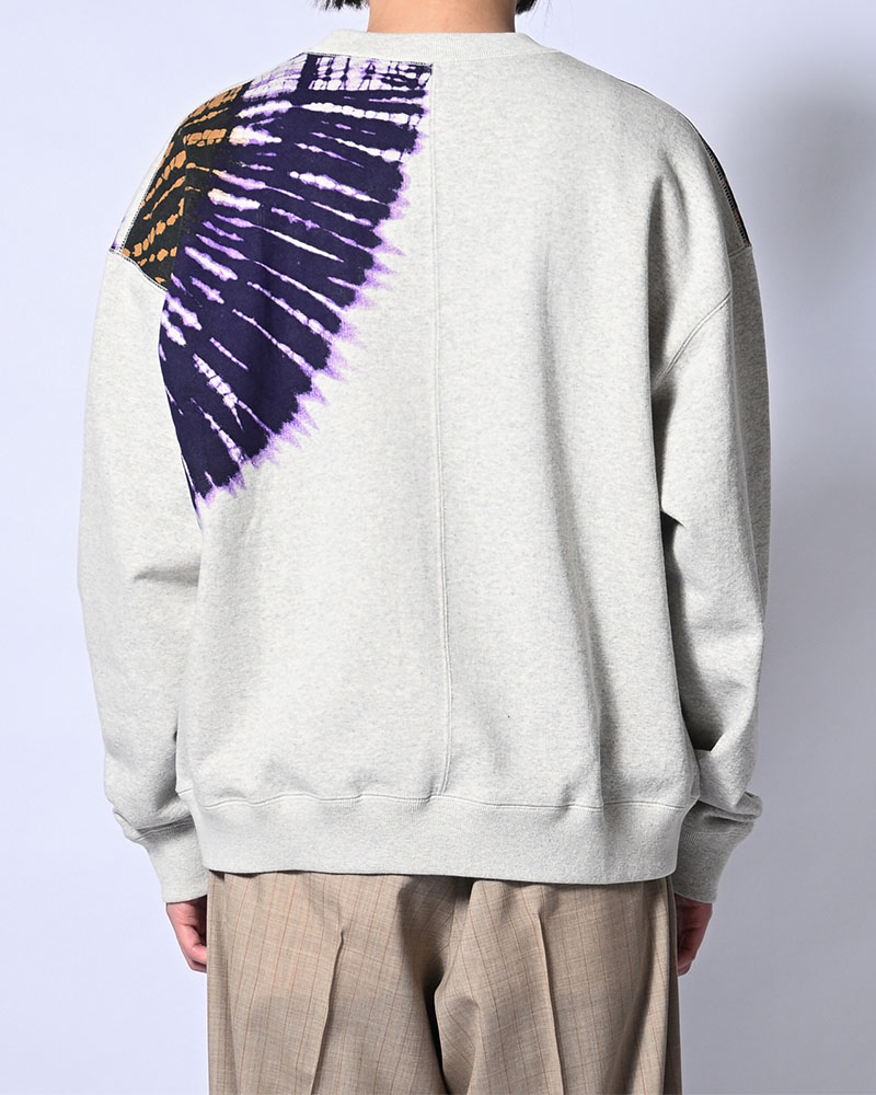 Tie-Dye Sweat Shirt -OATMEAL-