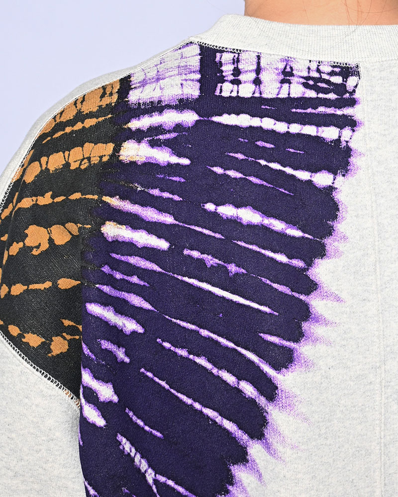 Tie-Dye Sweat Shirt -OATMEAL-
