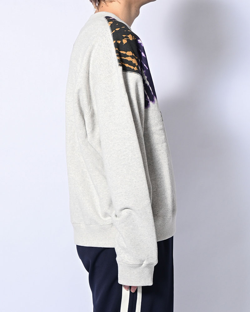 Tie-Dye Sweat Shirt -OATMEAL-