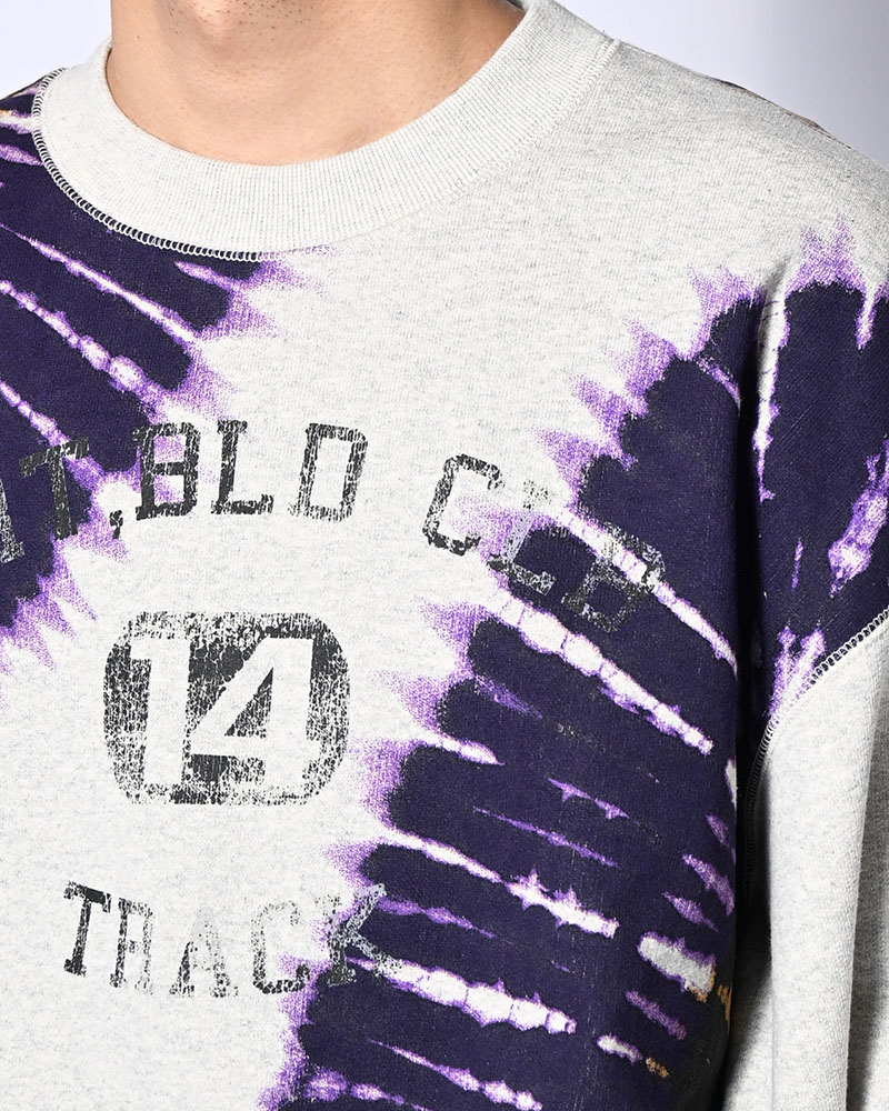 Tie-Dye Sweat Shirt -OATMEAL-