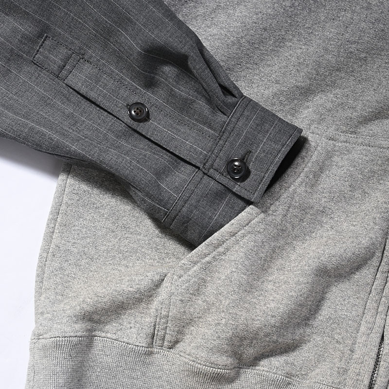 Combination Zip Hoodie -2.COLOR-