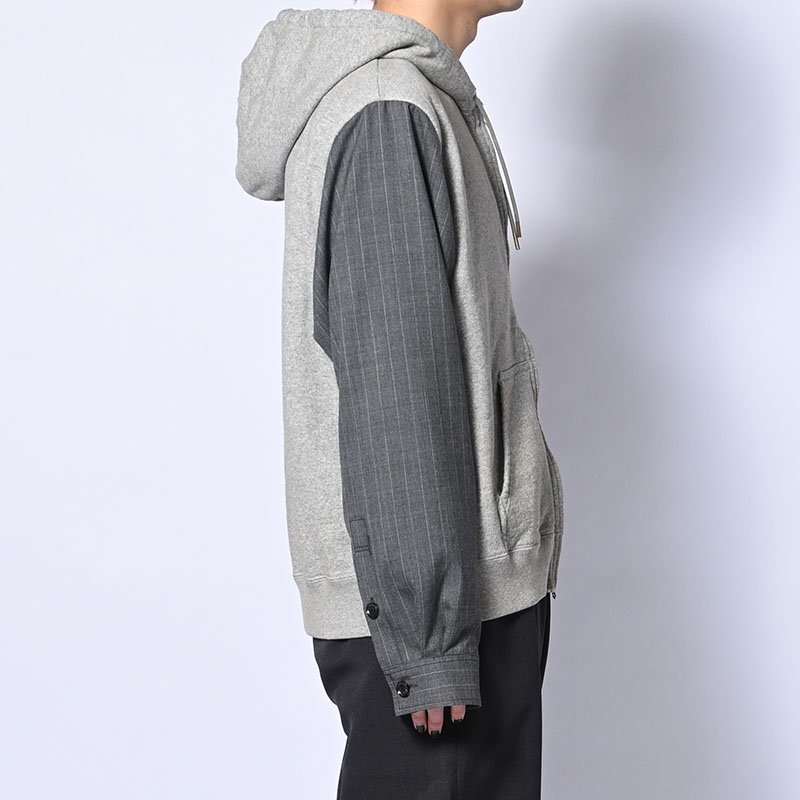 Combination Zip Hoodie -2.COLOR-