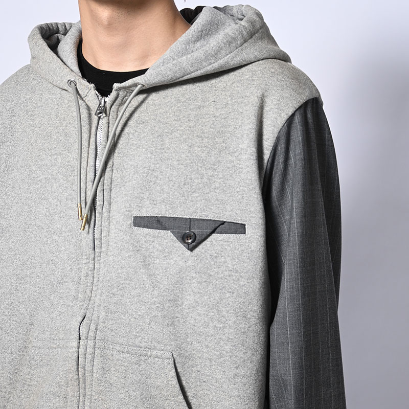 Combination Zip Hoodie -2.COLOR-