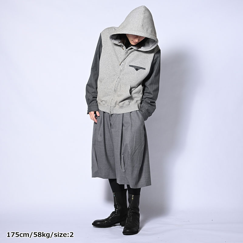 Combination Zip Hoodie -2.COLOR-