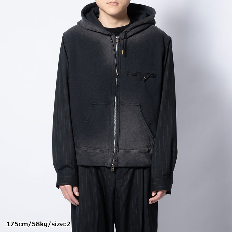 Combination Zip Hoodie -2.COLOR-