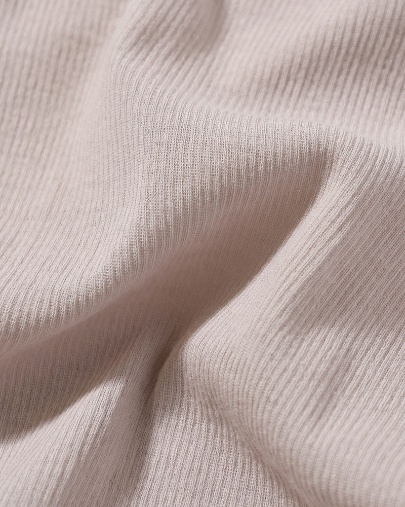 ROUND T-SHIRT (Women) -BEIGE-