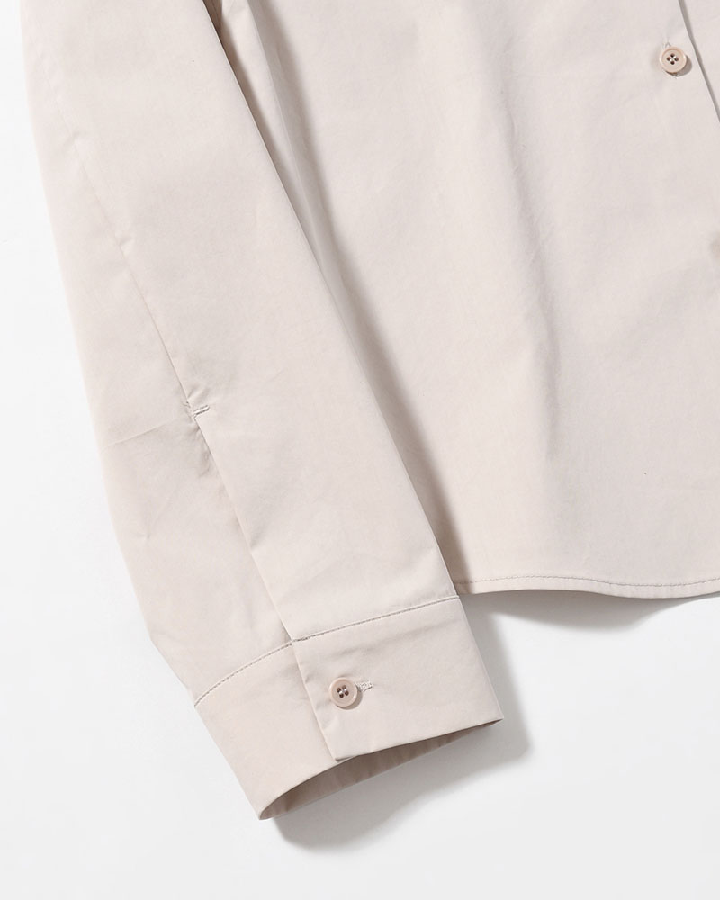 SLIM SHIRT (Women) -BEIGE-