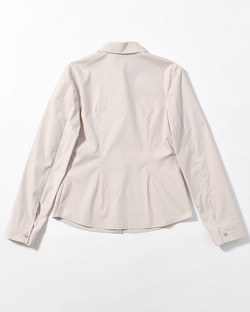 SLIM SHIRT (Women) -BEIGE-