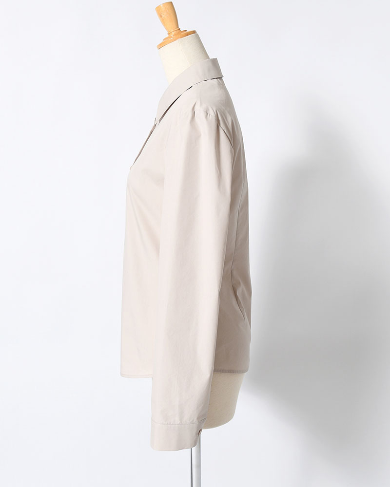 SLIM SHIRT (Women) -BEIGE-