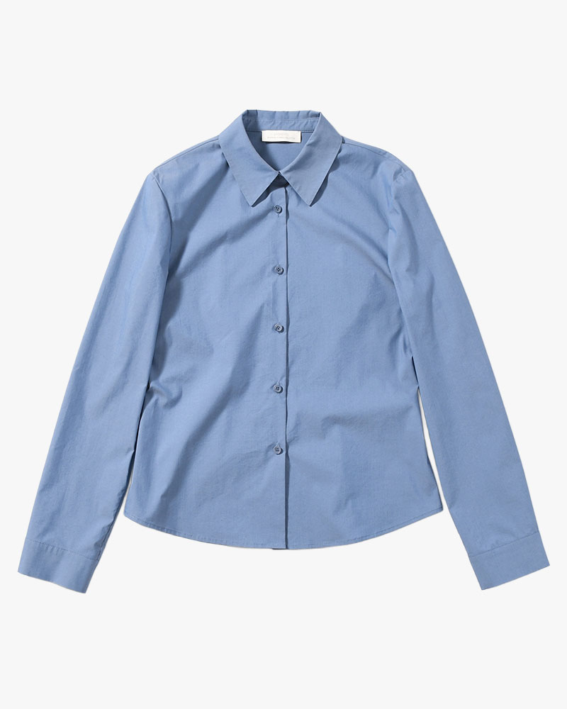 SLIM SHIRT (Women) -BLUE-