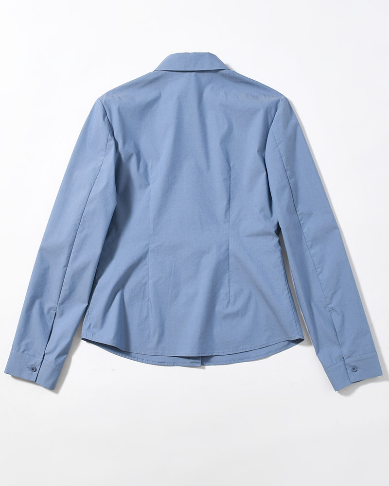 SLIM SHIRT (Women) -BLUE-