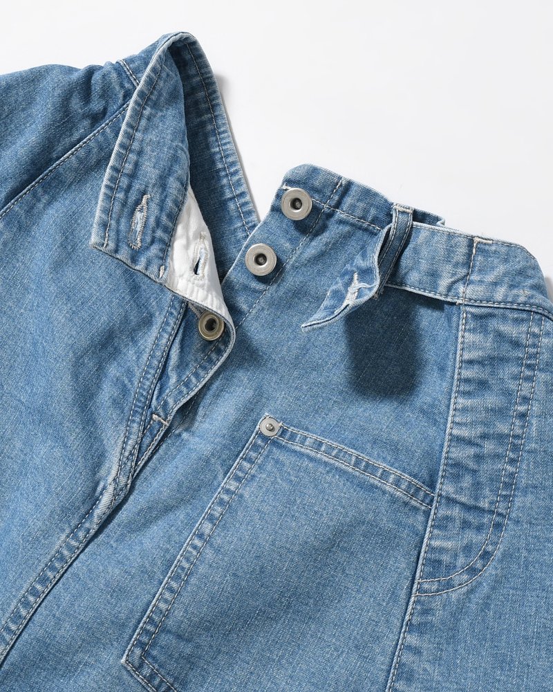 PUZZLE DENIM JACKET -INDIGO FADE-