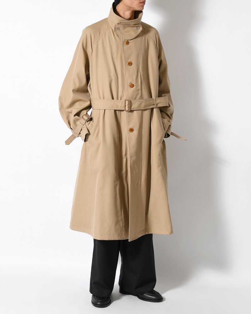 MOTORCYCLE COAT -BEIGE-
