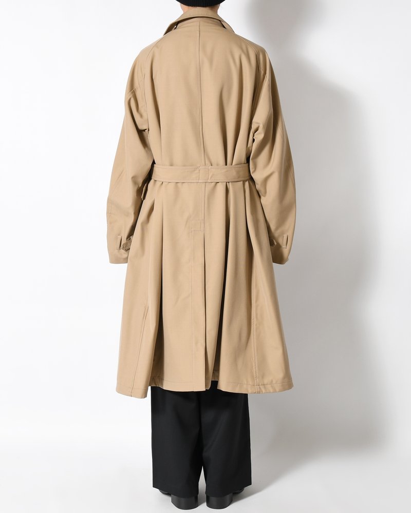 MOTORCYCLE COAT -BEIGE-