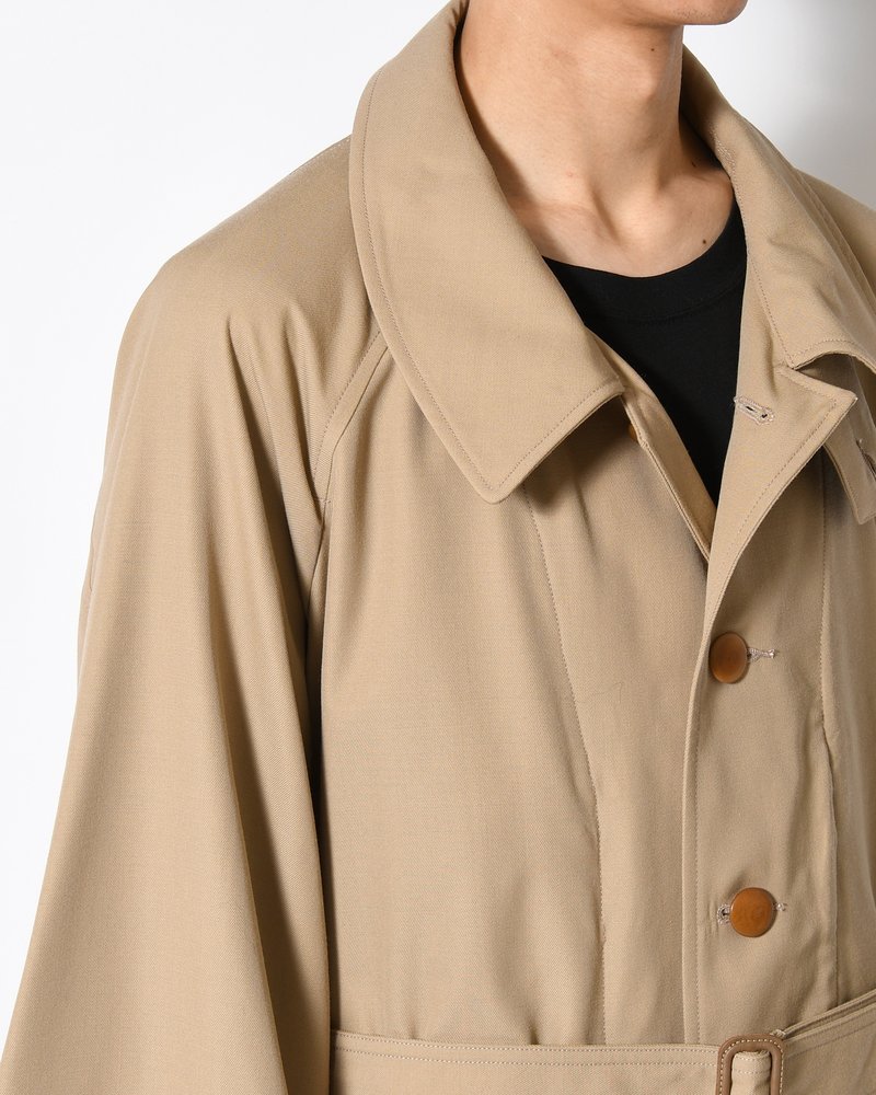 MOTORCYCLE COAT -BEIGE-