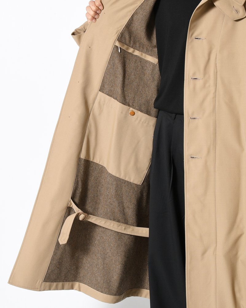 MOTORCYCLE COAT -BEIGE-