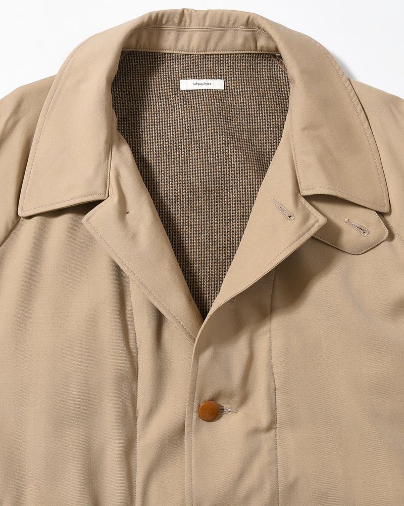MOTORCYCLE COAT -BEIGE-
