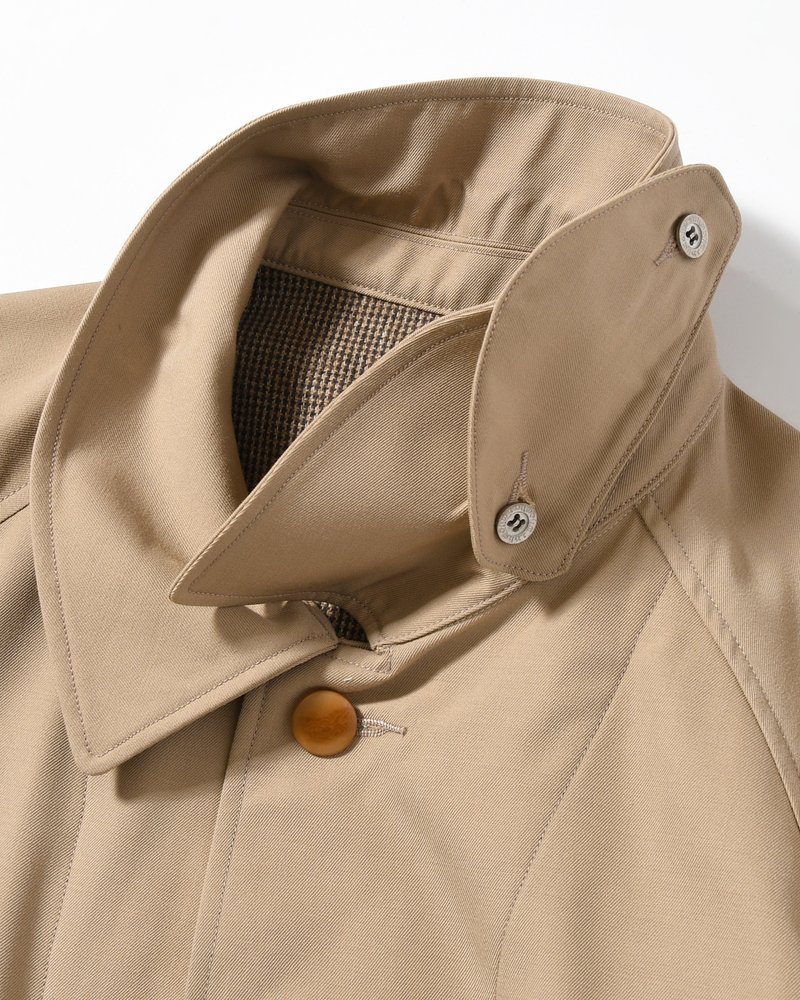 MOTORCYCLE COAT -BEIGE-
