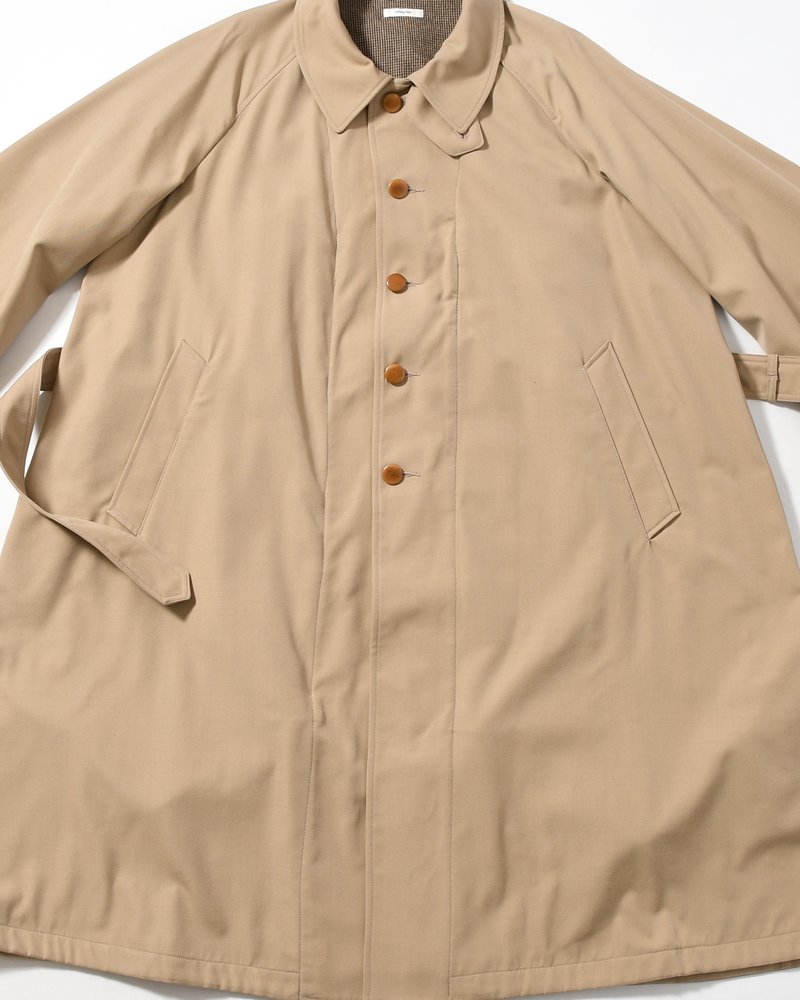 MOTORCYCLE COAT -BEIGE-