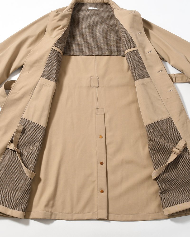 MOTORCYCLE COAT -BEIGE-