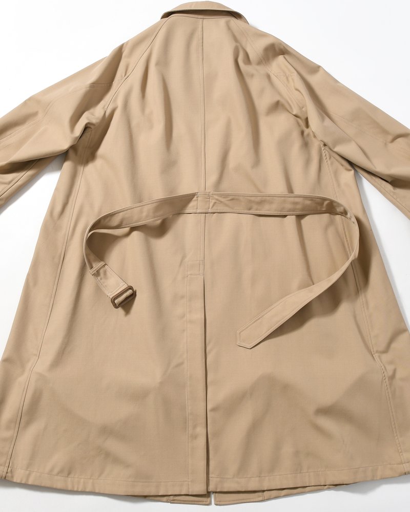 MOTORCYCLE COAT -BEIGE-