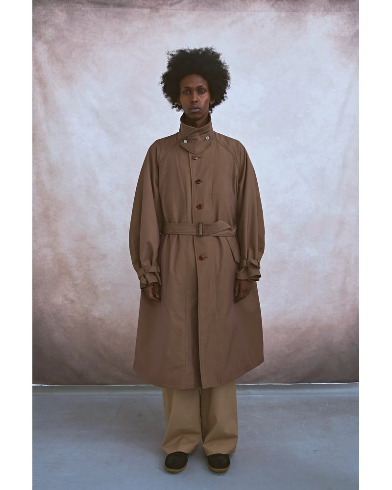 MOTORCYCLE COAT -BEIGE-
