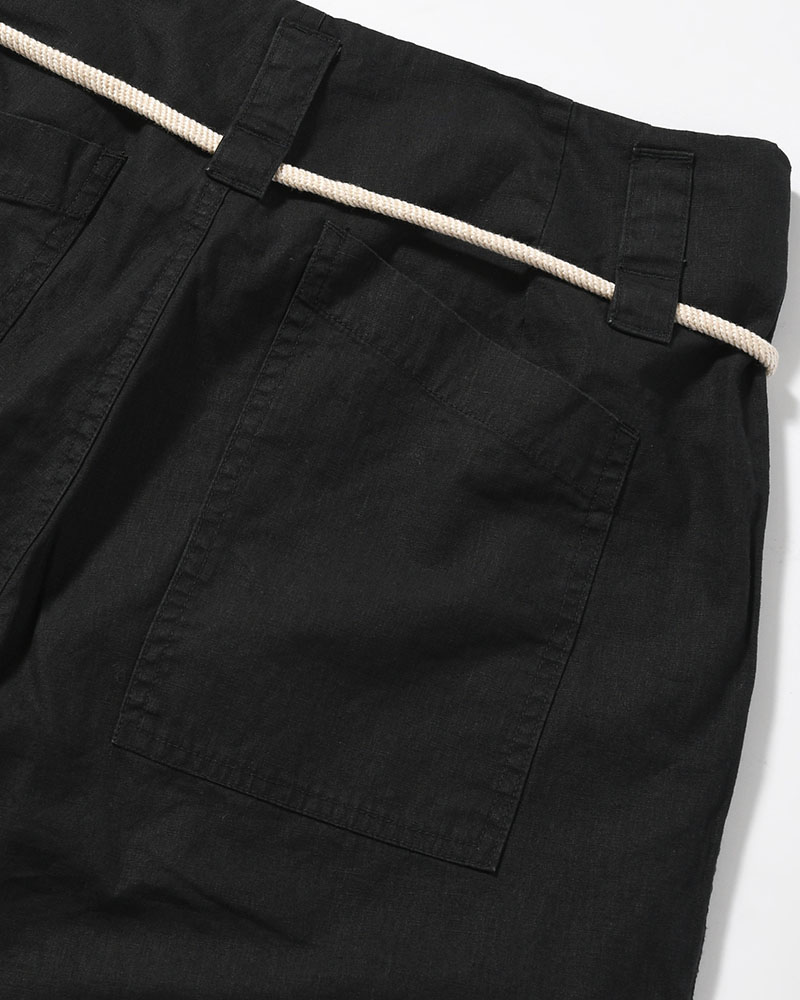 DRAWCORD PANTS -BLACK-