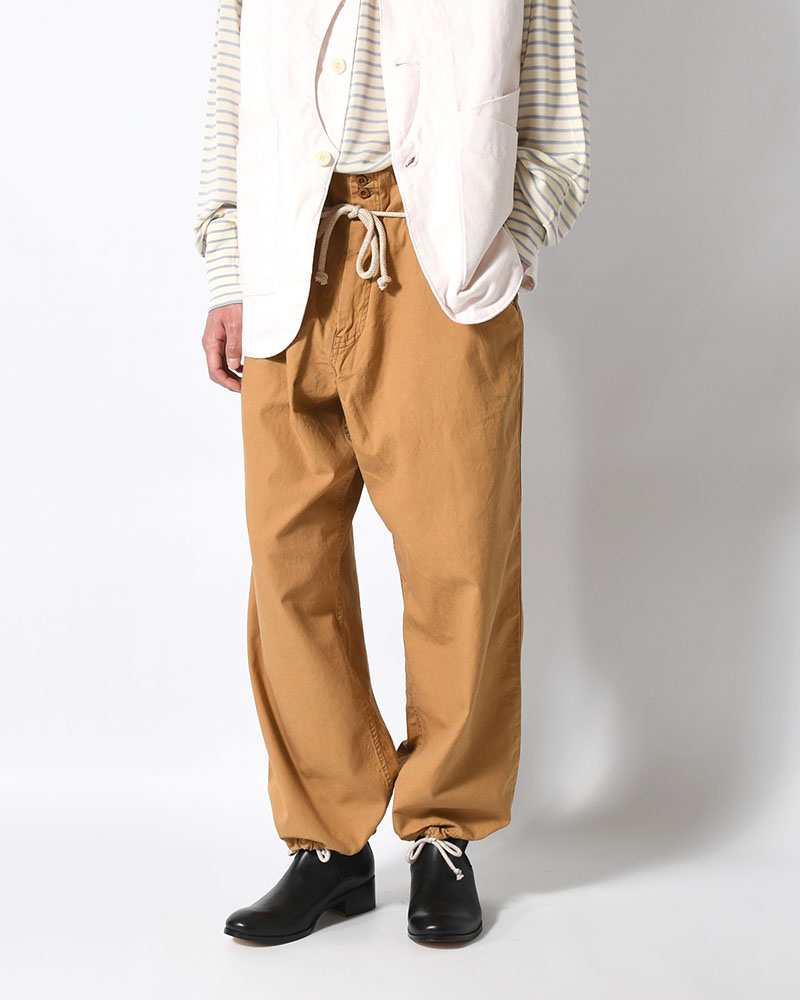 DRAWCORD PANTS -CAMEL-