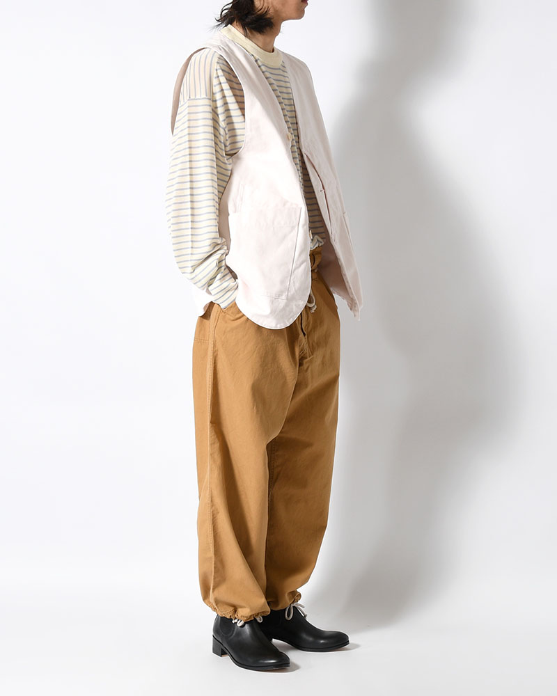 DRAWCORD PANTS -CAMEL-
