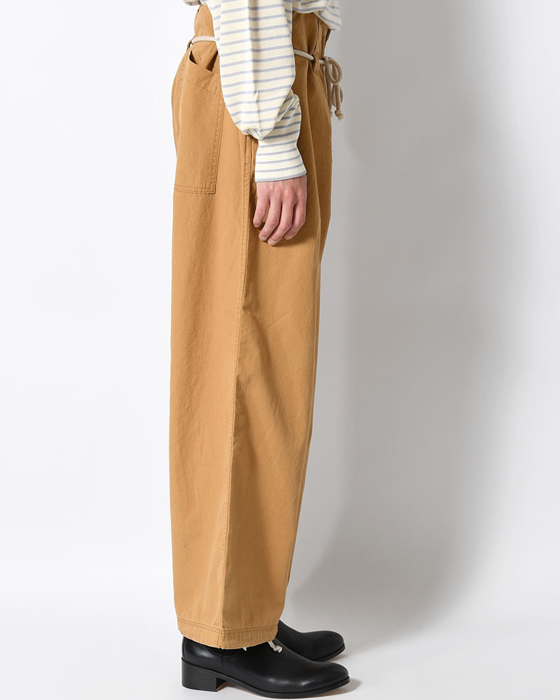 DRAWCORD PANTS -CAMEL-