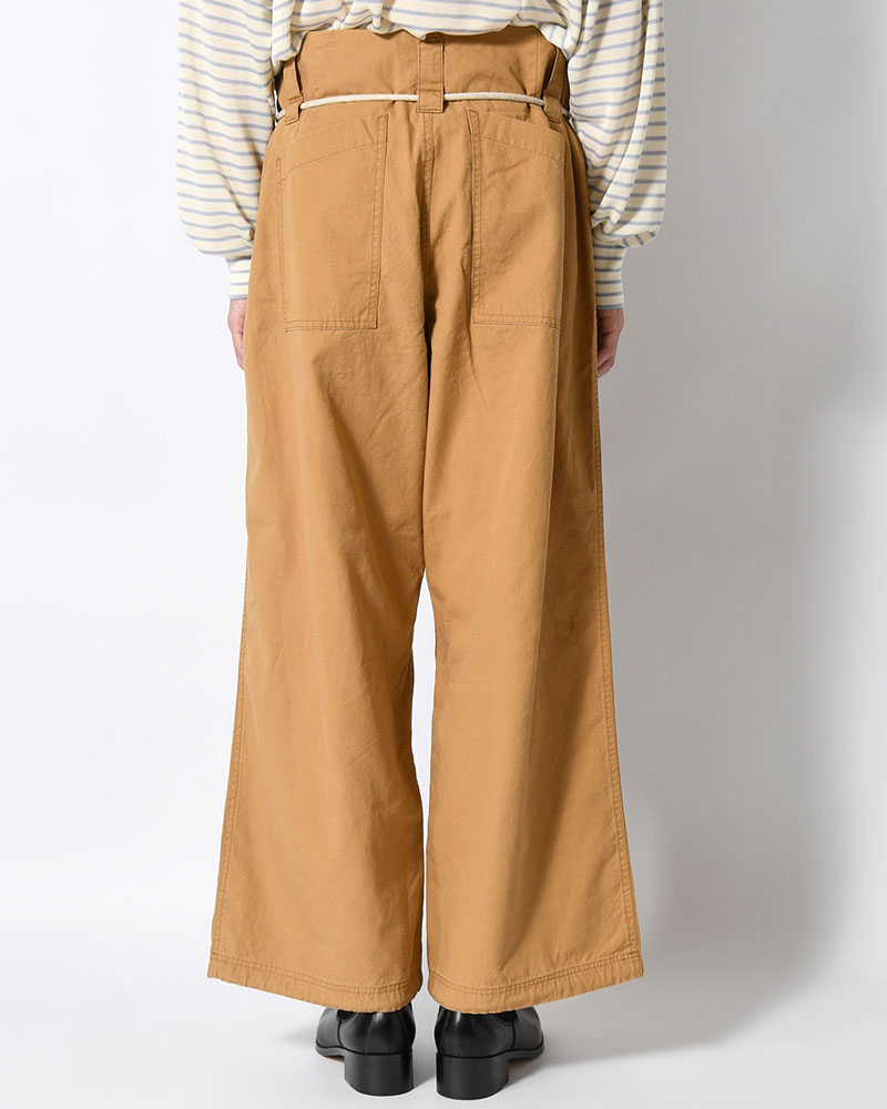 DRAWCORD PANTS -CAMEL-