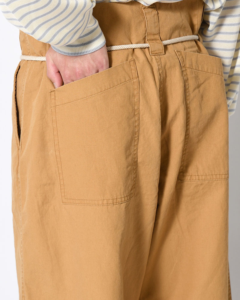 DRAWCORD PANTS -CAMEL-