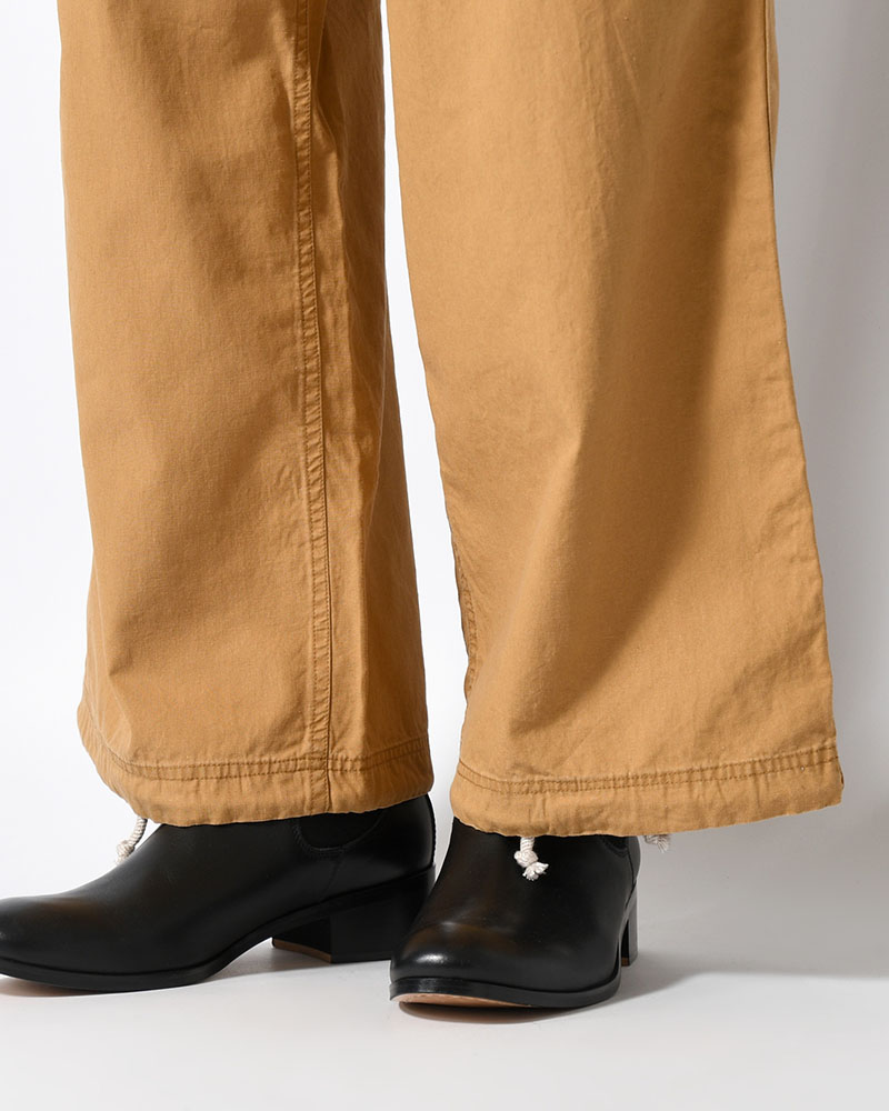 DRAWCORD PANTS -CAMEL-