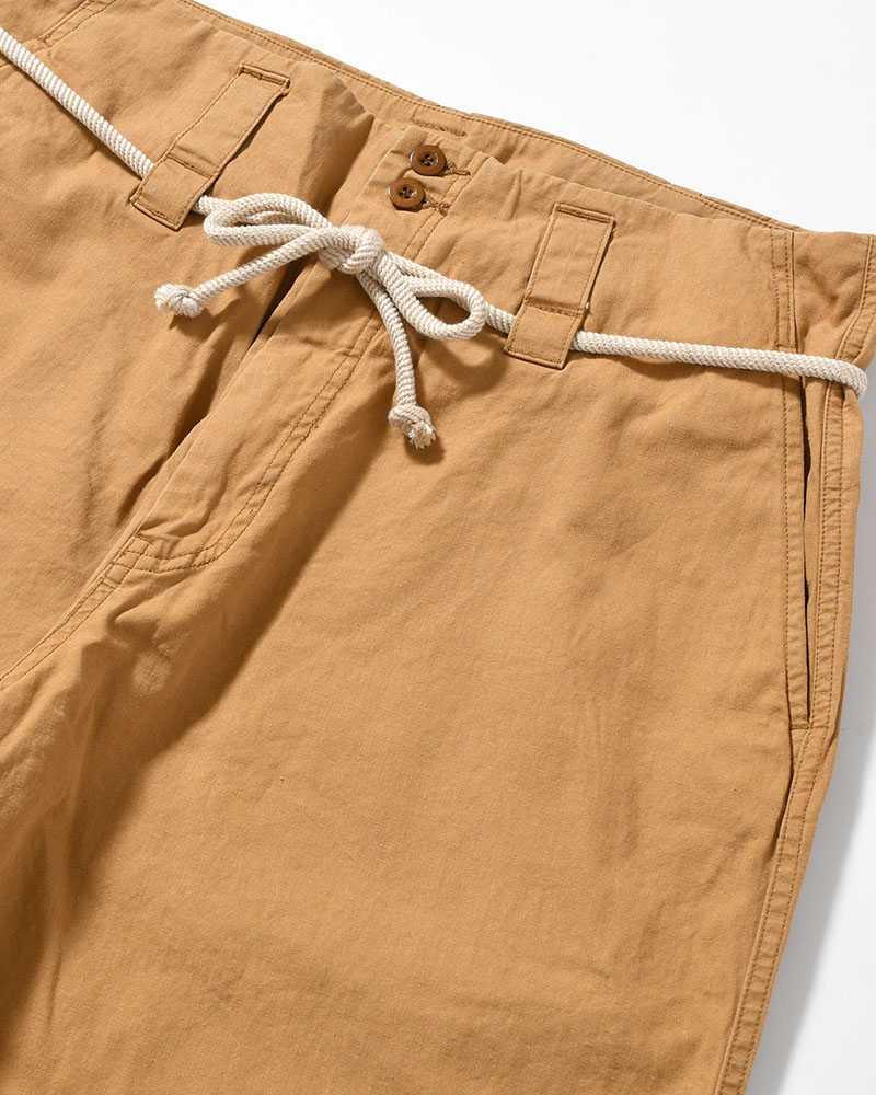 DRAWCORD PANTS -CAMEL-