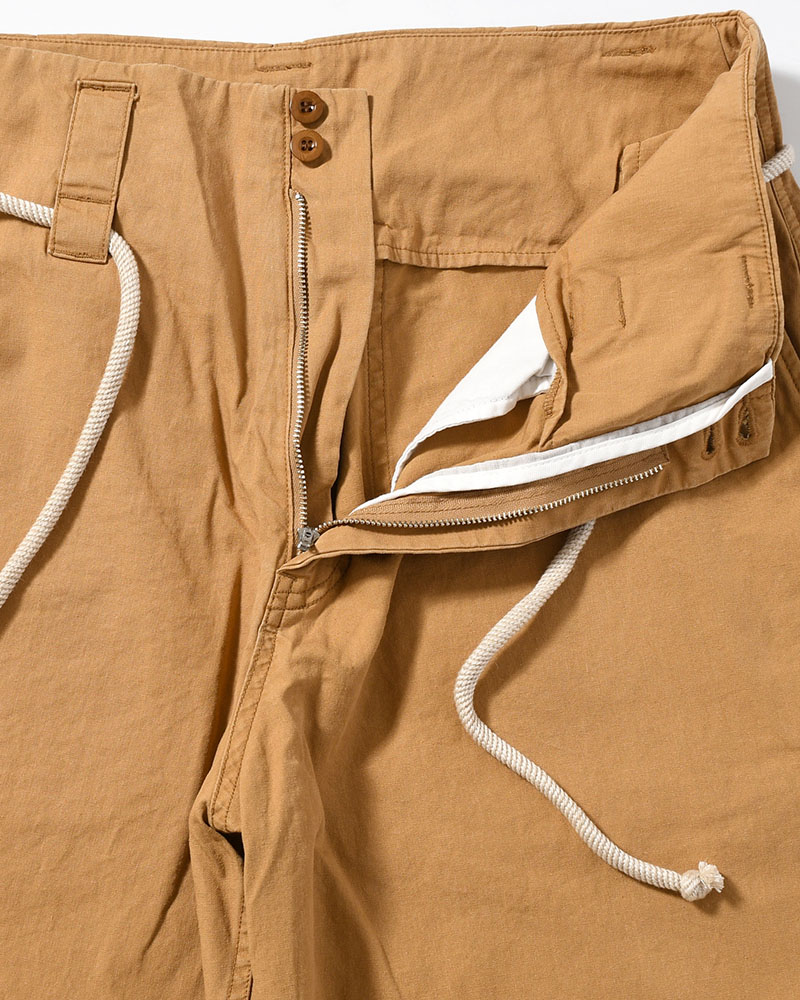 DRAWCORD PANTS -CAMEL-