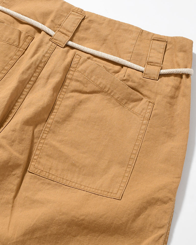 DRAWCORD PANTS -CAMEL-